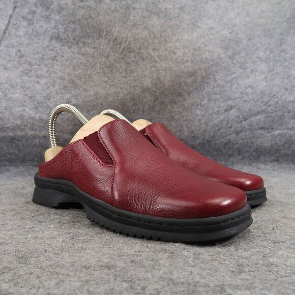 Slip On Shoes Womens 6 Mule Clog Comfort Leather Azaleia Classic Leather Walking - Picture 1 of 16
